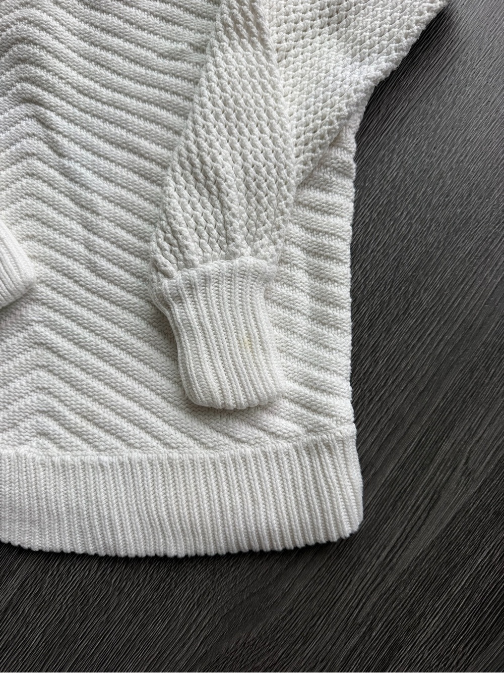 Sancia White Knit Polo Sweater for Women - Picture 5 of 5